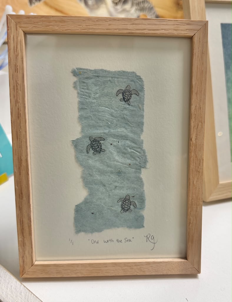 One With the Sea, artwork by Rebecca Goodman