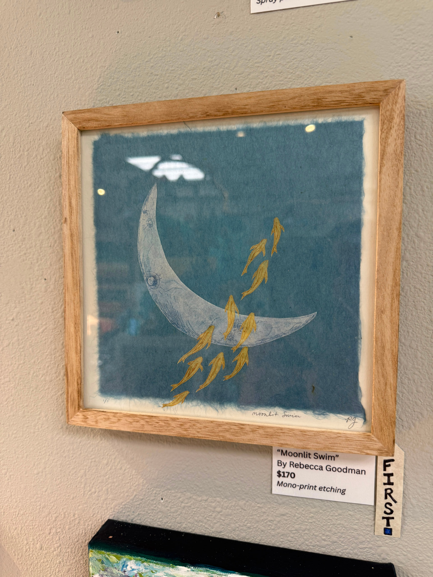 Moonlit Swim, artwork by Rebecca Goodman