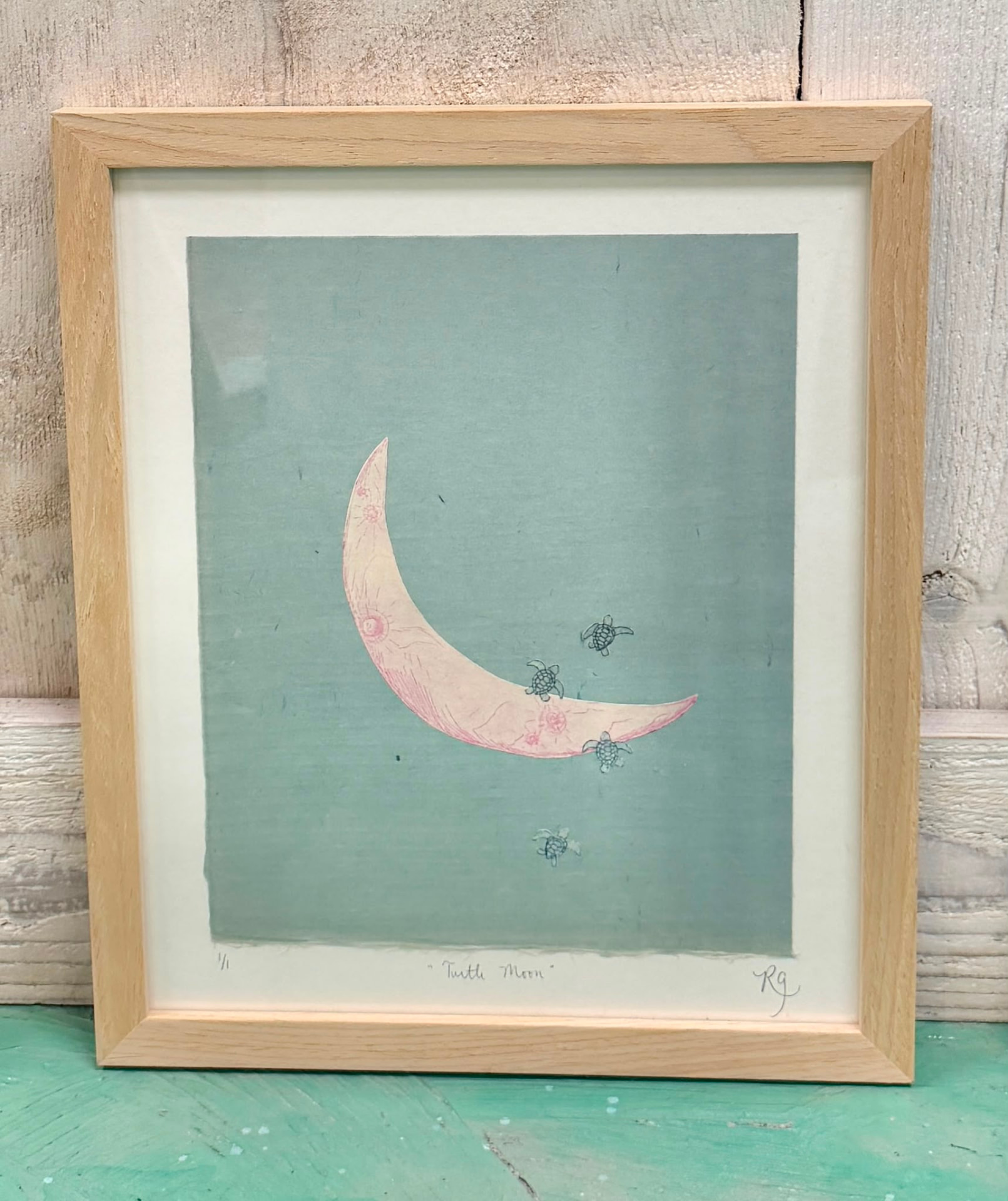 Turtle Moon, artwork by Rebecca Goodman