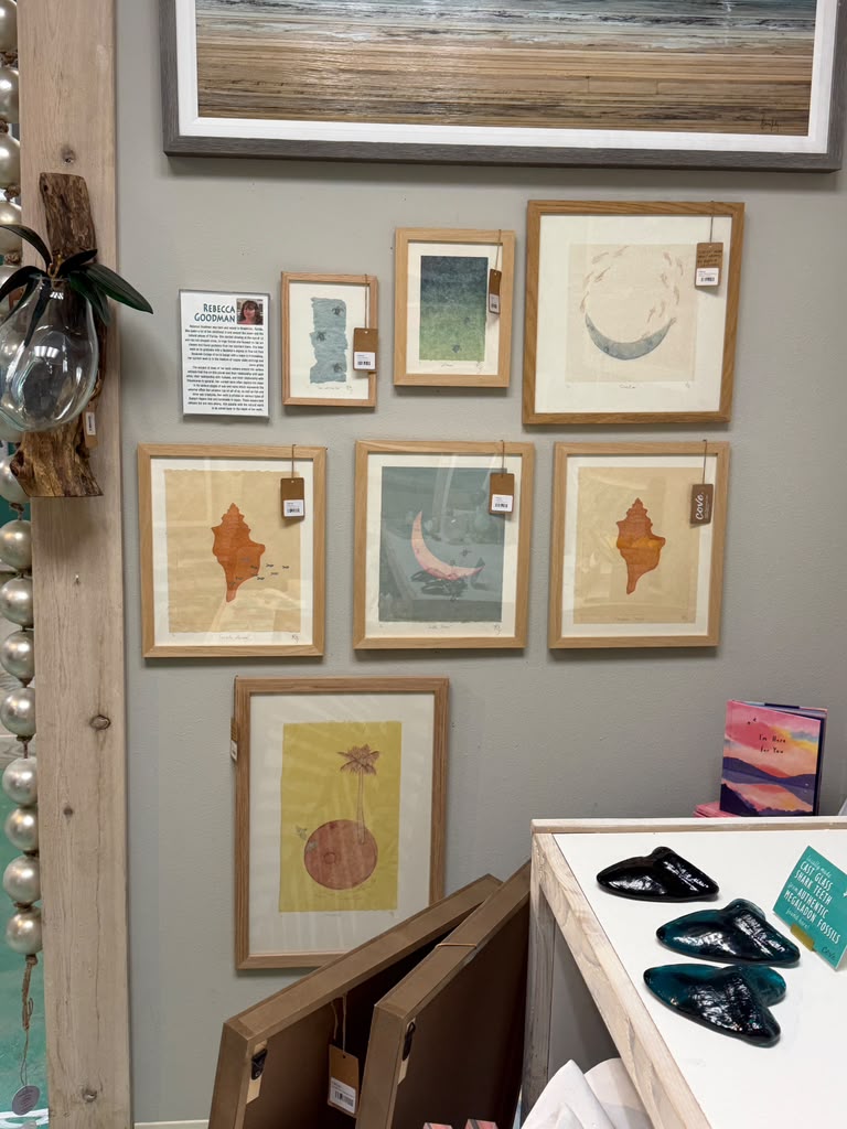 Gallery Wall, artwork by Rebecca Goodman